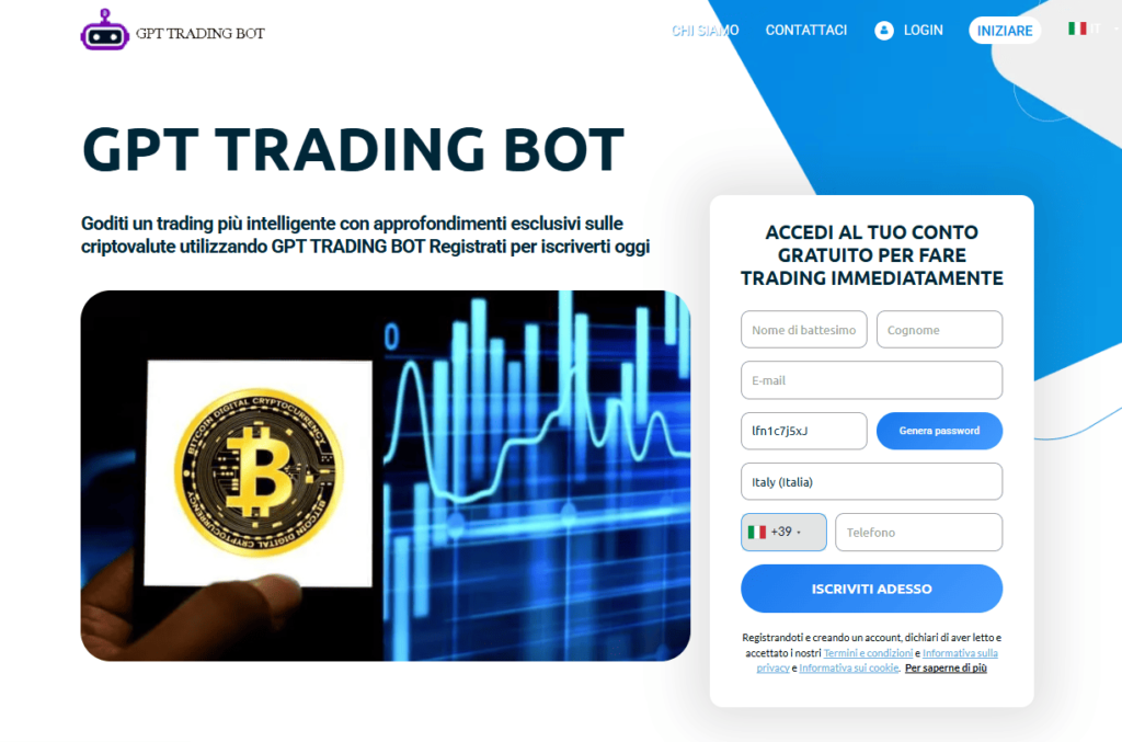 gpt trading bot iscrizione