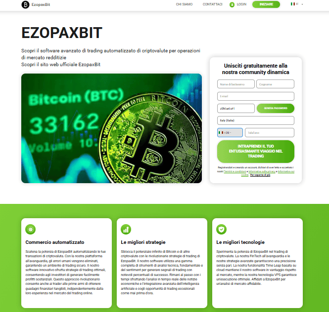 ezopaxbit app iscrizione