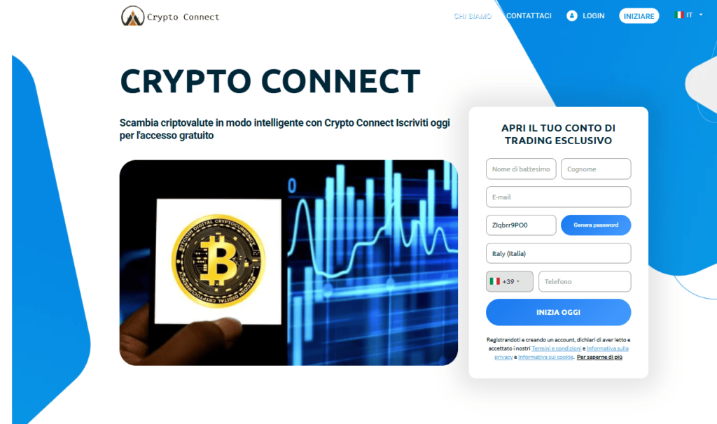 crypto connect iscrizione