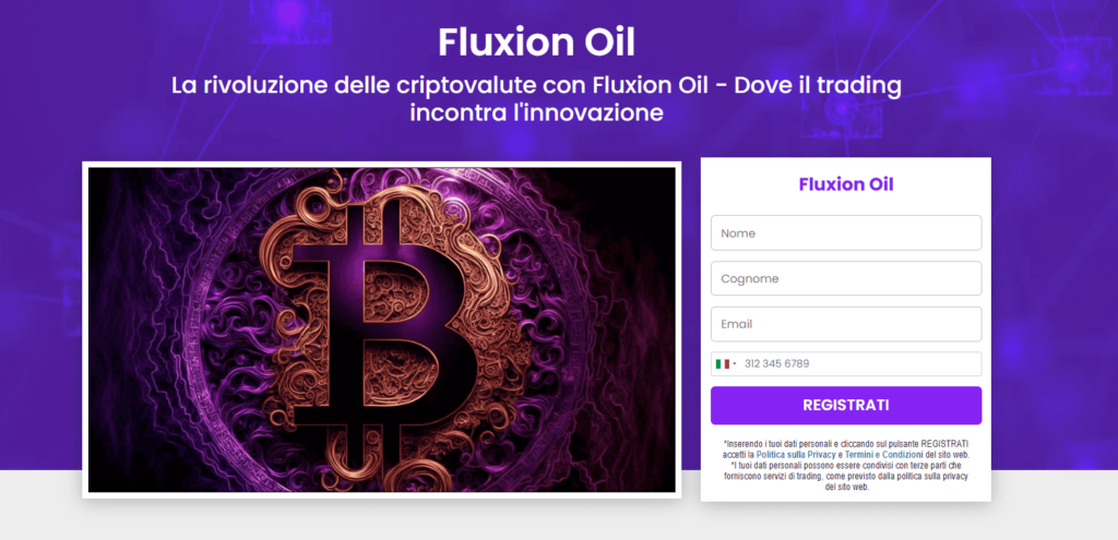 fluxion oil iscrizione