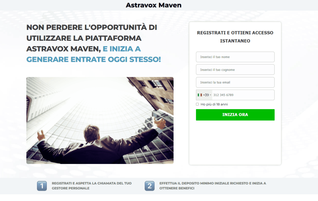 astravox maven iscrizione