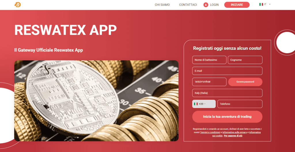 reswatex app iscrizione