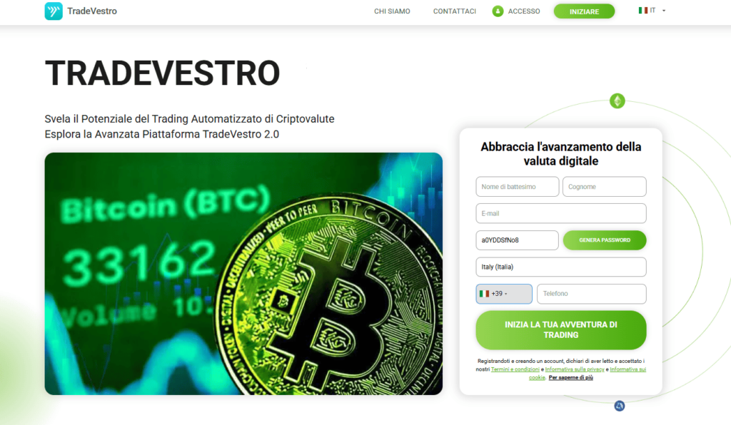 tradevestro iscrizione