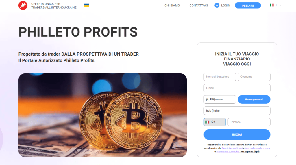 philleto profits iscrizione