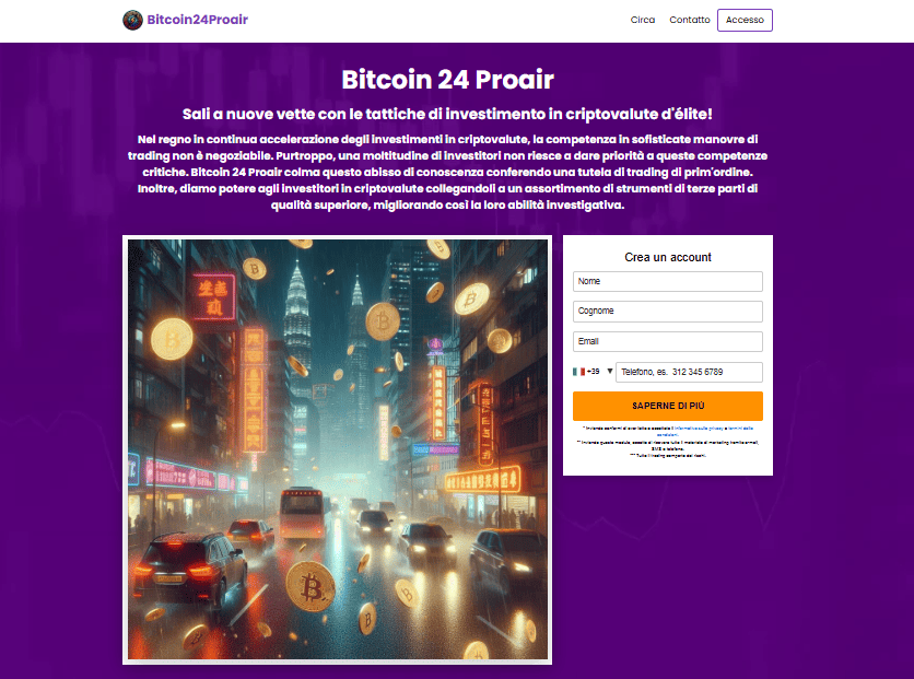 bitcoin pro air iscrizione