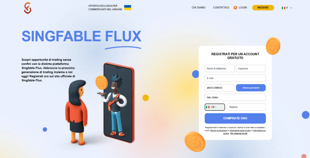 singfable flux iscrizione