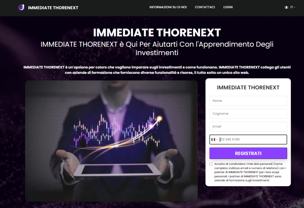 immediate thorenext iscrizione
