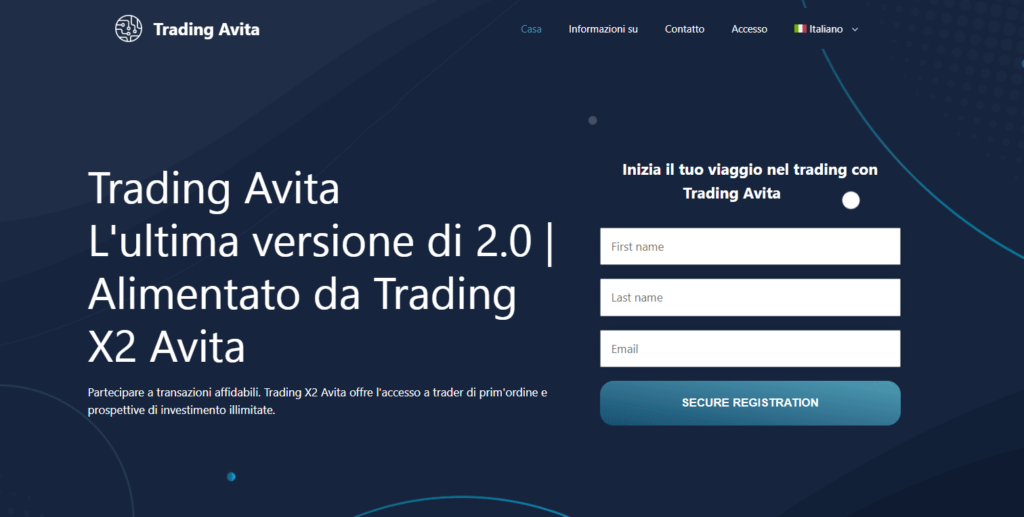 trade avita iscrizione