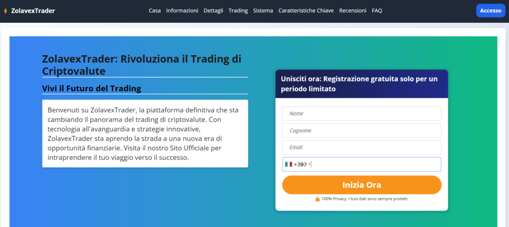 zolavextrader iscrizione
