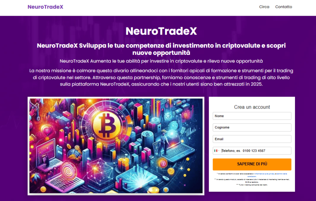 neurotradex iscrizione