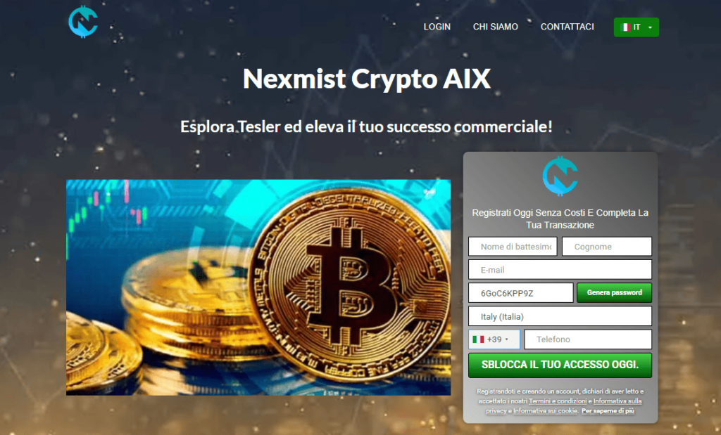 nexmist crypto ai iscrizione
