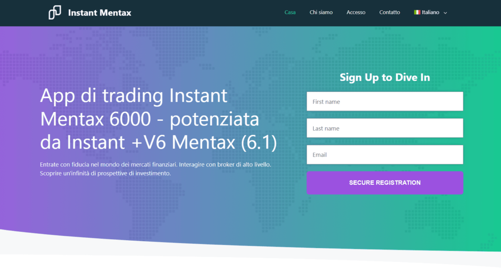 instant mentax iscrizione
