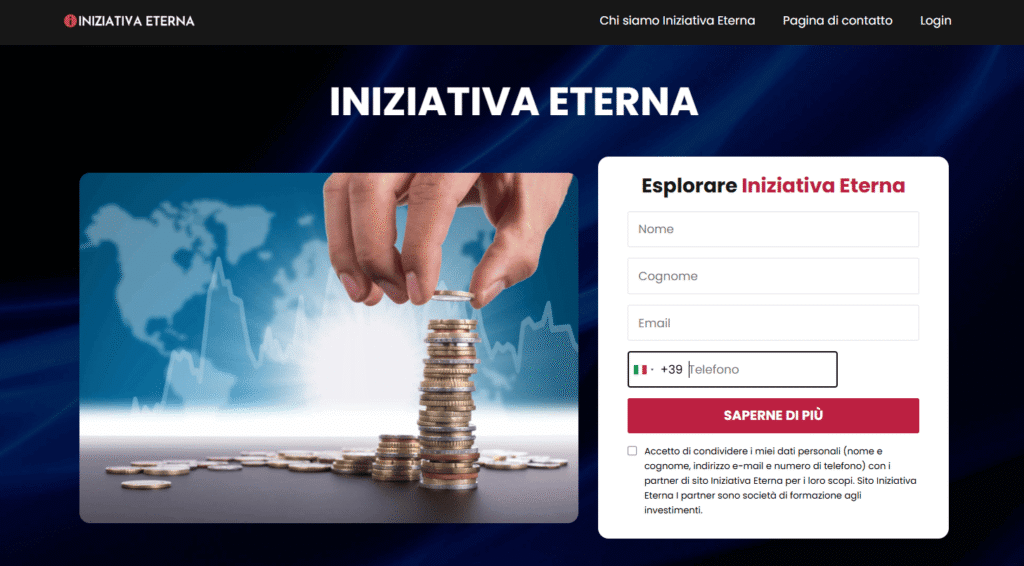 iniziativa eterna iscrizione