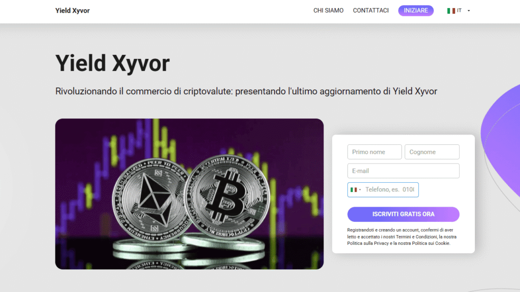 yield xyvor iscrizione