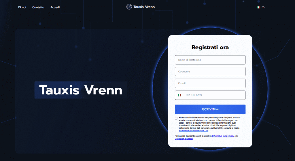 tauxis vrenn iscrizione