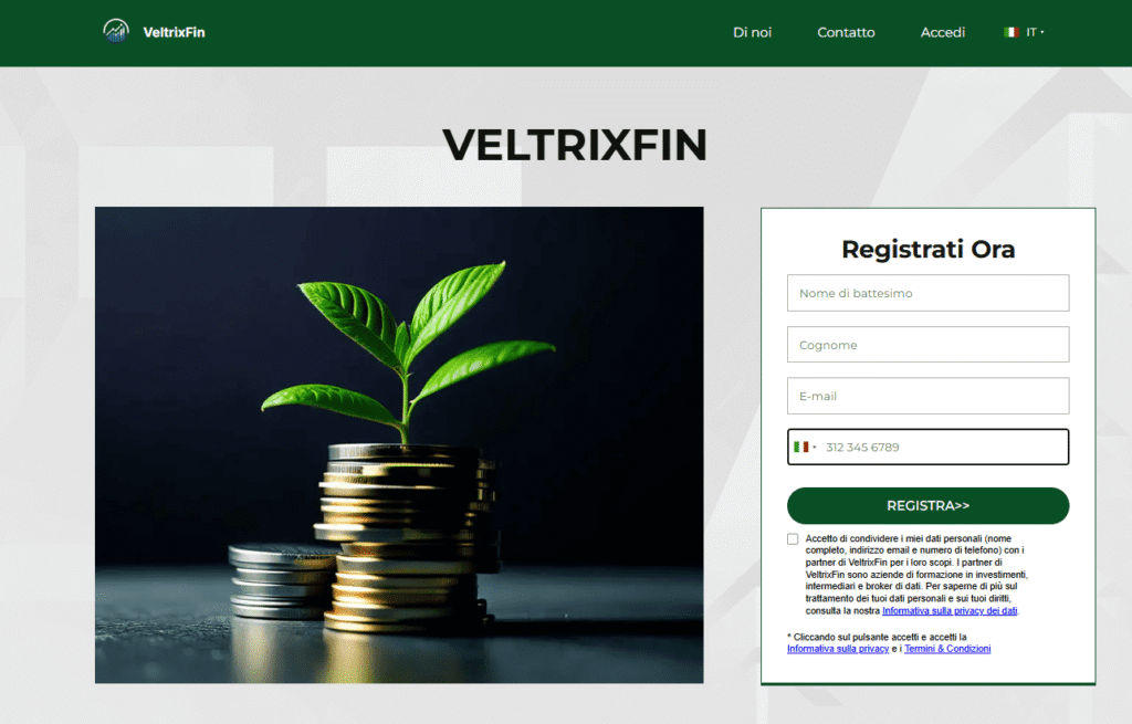 veltrixfin iscrizione