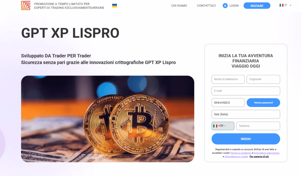 gpt xp lispro iscrizione