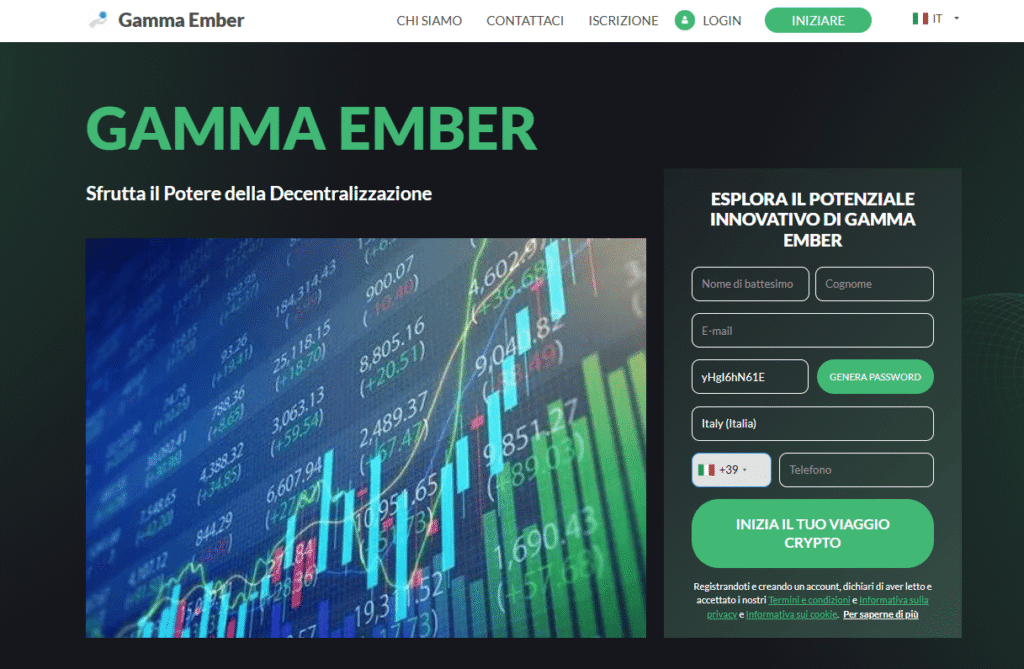 gamma ember iscrizione