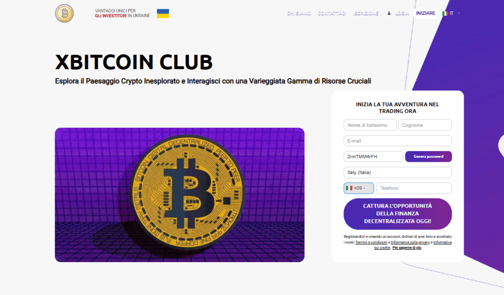 xbitcoin club iscrizione