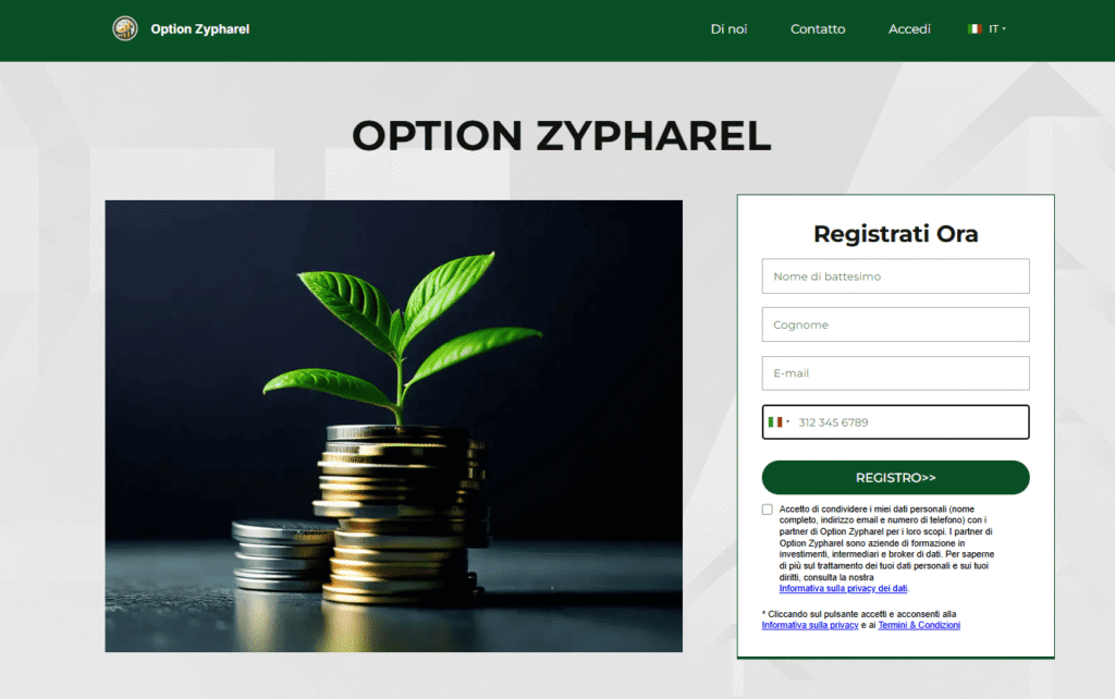 option zypharel iscrizione