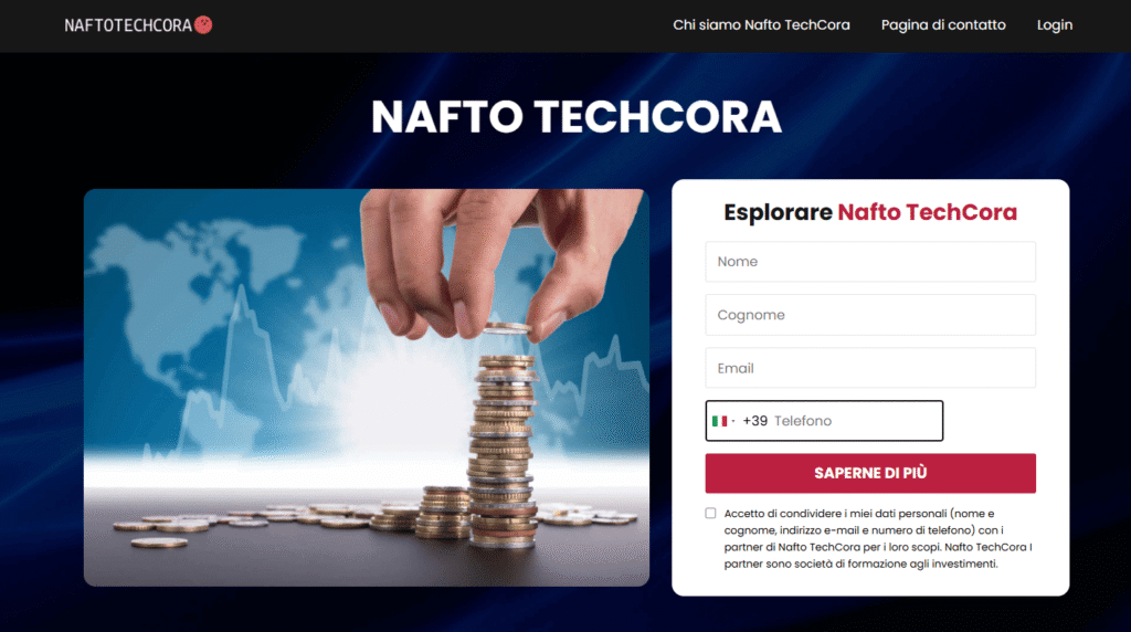 nafto techcora iscrizione