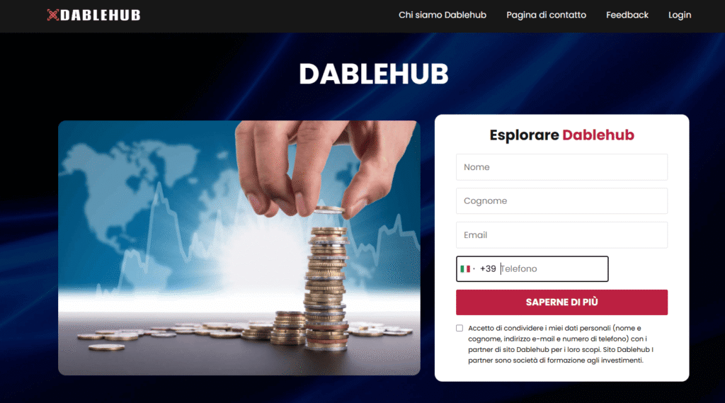 dablehub iscrizione