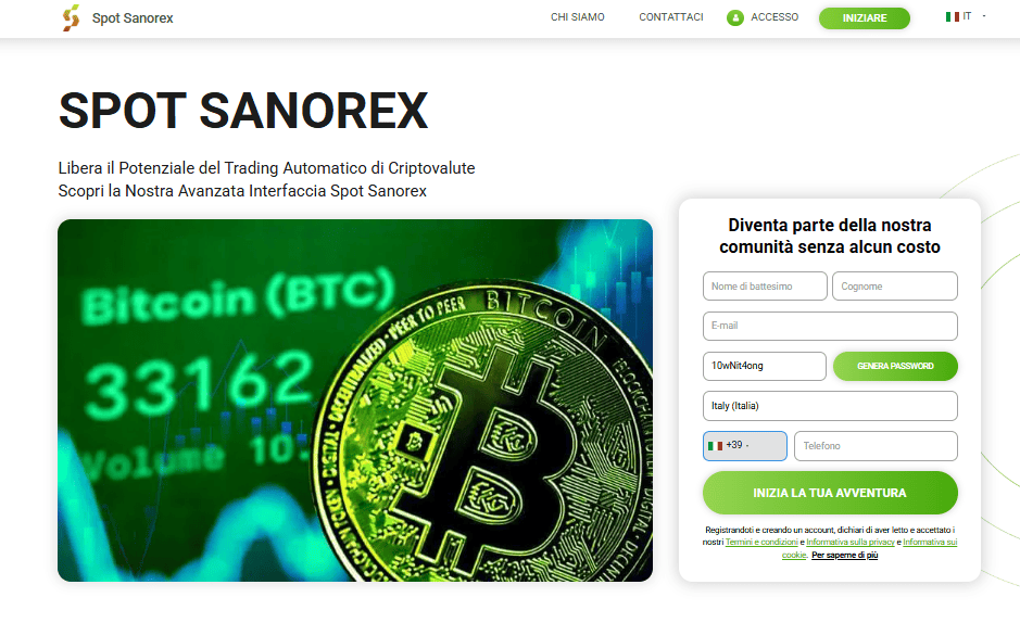 spot sanorex iscrizione