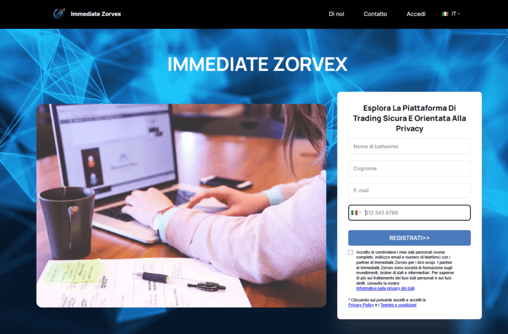 immediate zorvex iscrizione