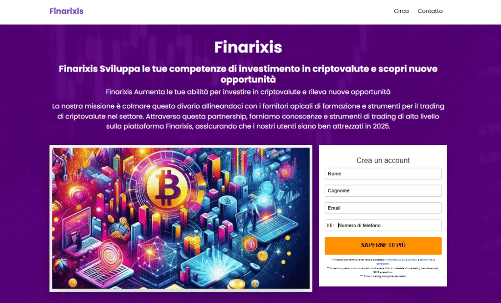 finarixis iscrizione