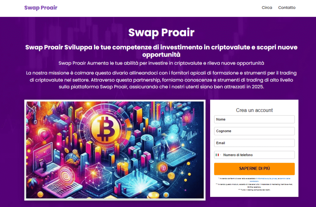 swap proair iscrizione