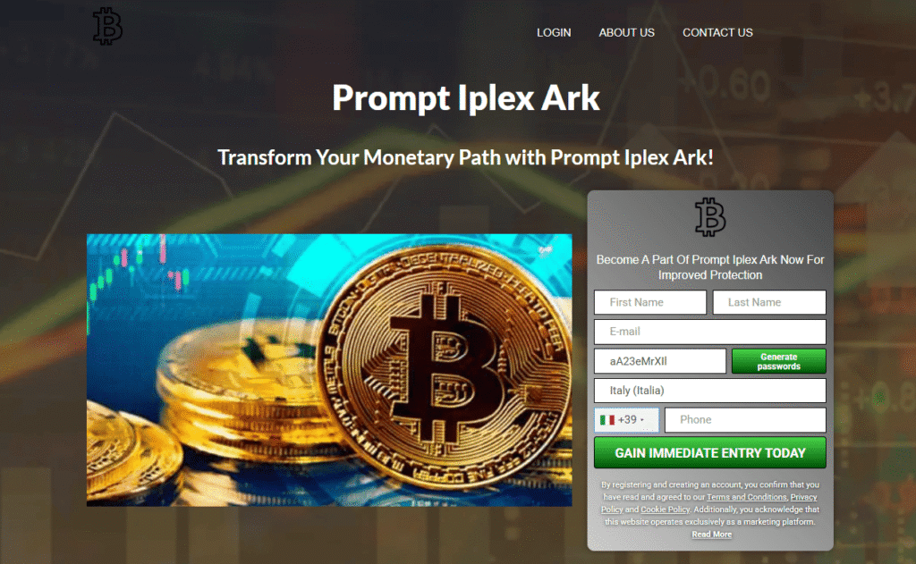 prompt iplex ark iscrizione