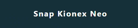 snap kionex neo italy