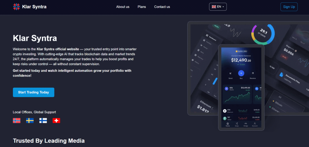 klar syntra iscrizione