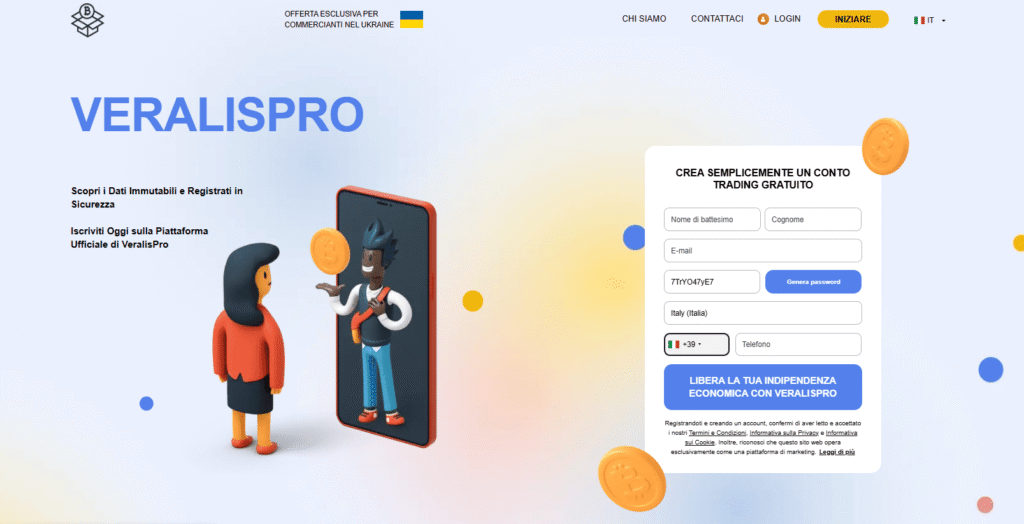 veralispro iscrizione