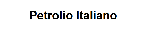 petrolio italiano italy
