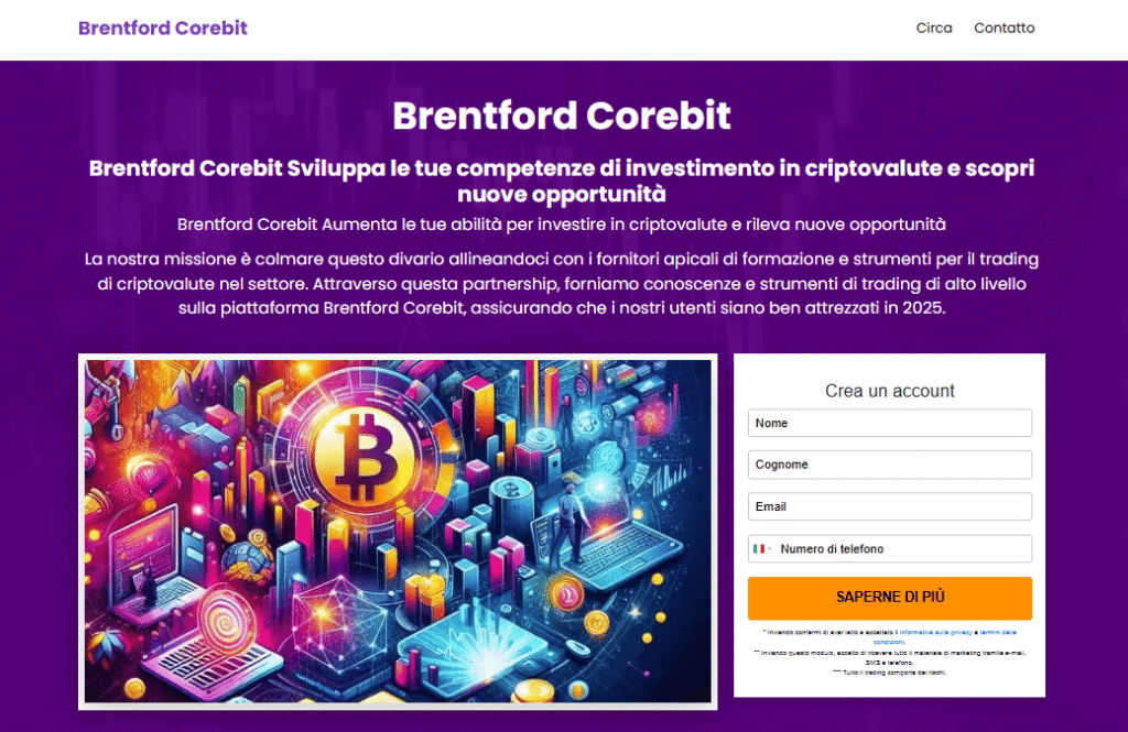 brentford corebit iscrizione
