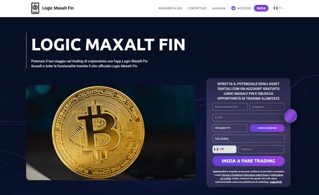 logic maxalt fin iscrizione