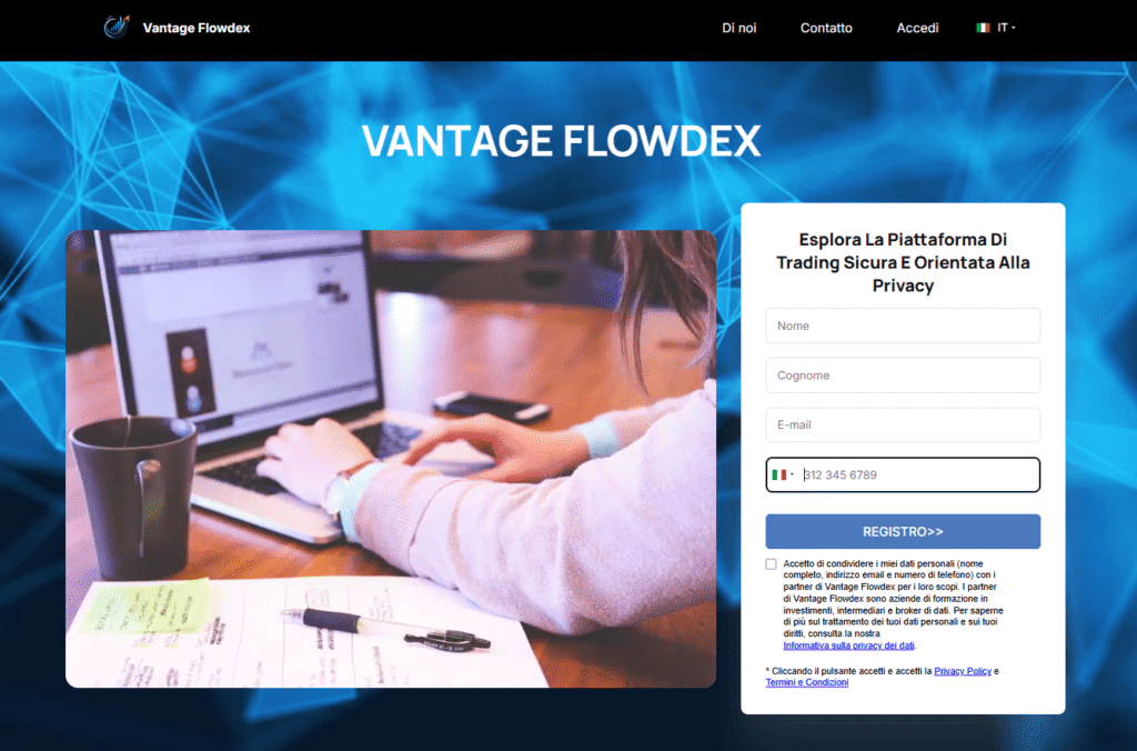 vantage flowdex iscrizione