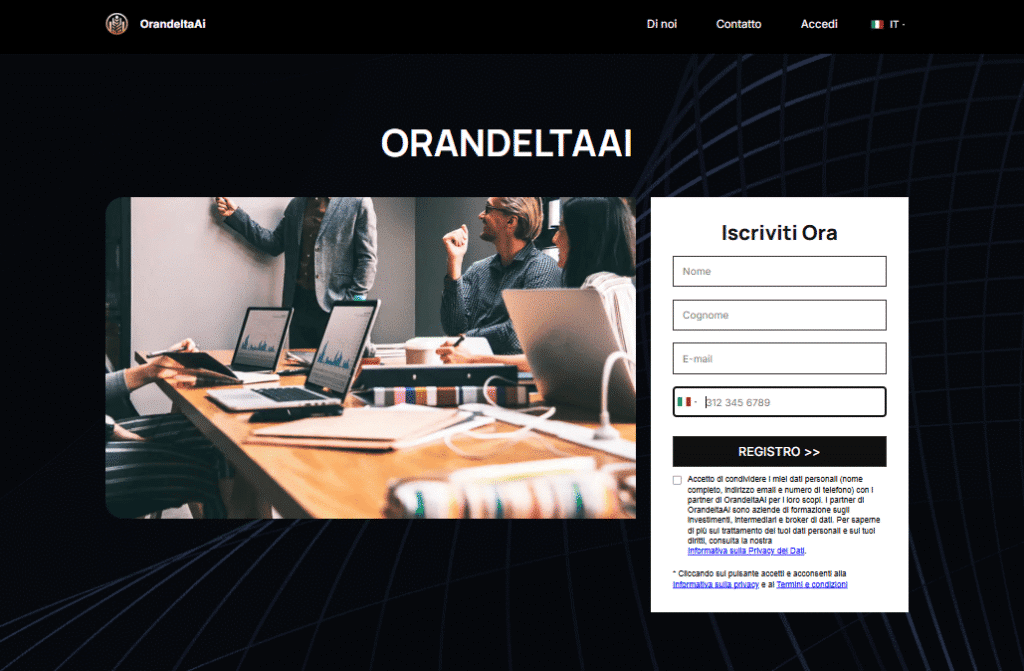 orandeltaai iscrizione