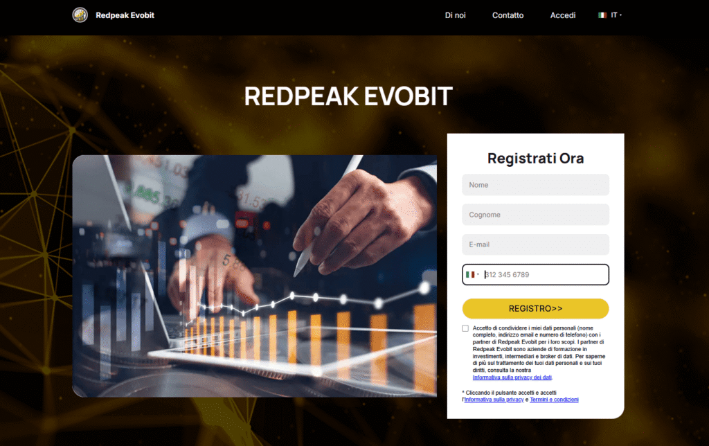 redpeak evobit iscrizione