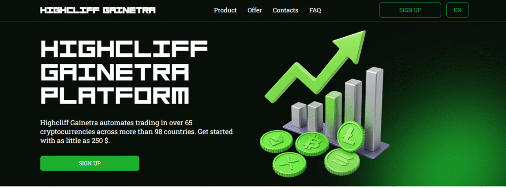 highcliff gainetra iscrizione