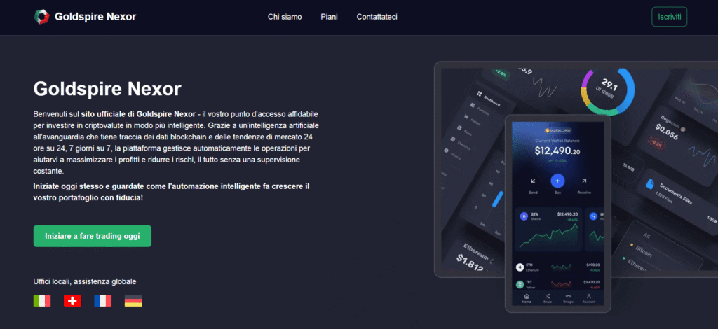 goldspire nexor iscrizione