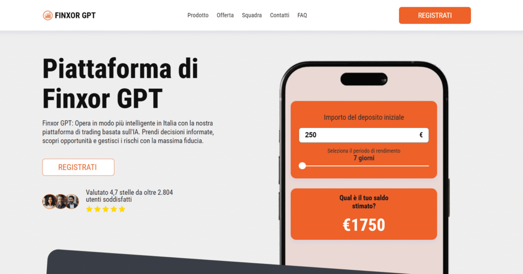 finxor gpt iscrizione