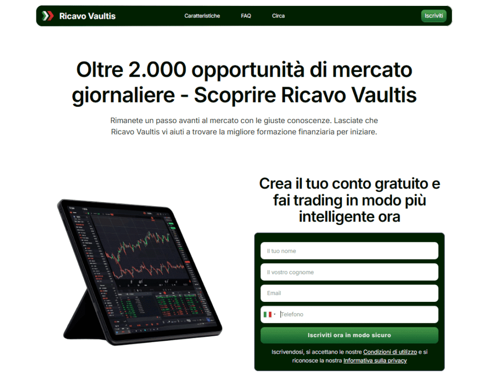 ricavo vaultis iscrizione