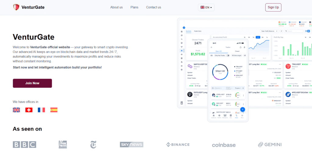 venturgate iscrizione