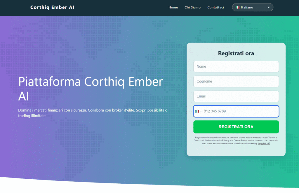 corthiq ember ai iscrizione