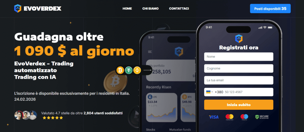 evoverdex iscrizione