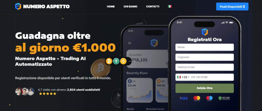 numero aspetto iscrizione